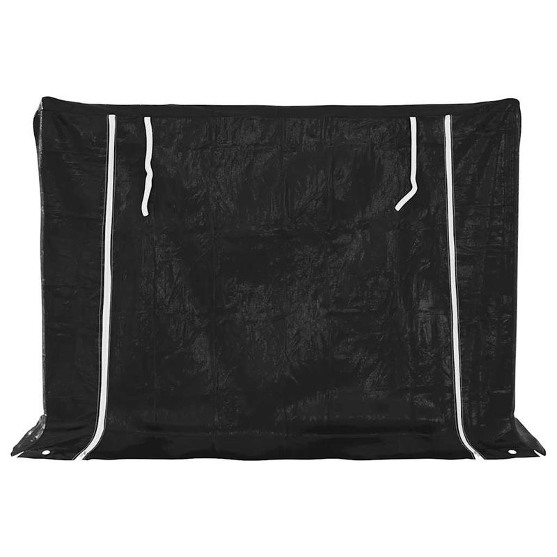 Casa si Gradina - Termice - Sobe, Seminee si accesorii - Accesorii seminee si sobe - Raft pentru lemn de foc cu capac de ploaie otel galvanizat, mărime 151x60.5x110.5 cm - Infinity.ro