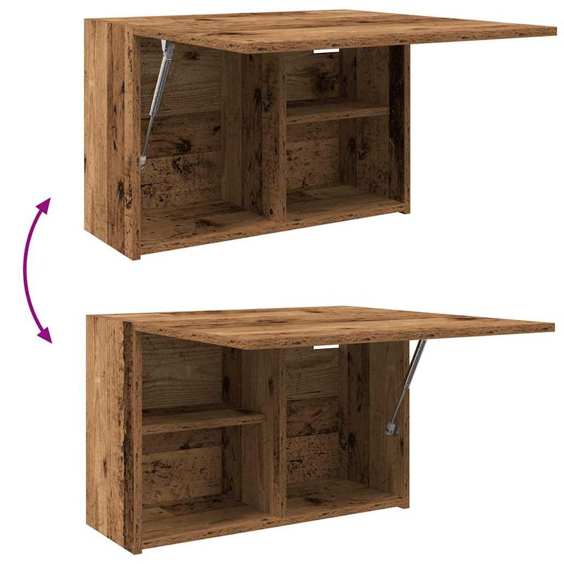 Casa si Gradina - Mobilier - Mobilier baie - Corpuri baie - Dulap perete de baie, lemn vechi, 60x25x40 cm, lemn prelucrat - Infinity.ro