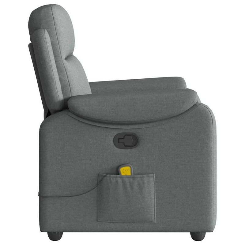 Ingrijire personala si Cosmetice - Sanatate si wellness - Articole wellness - Fotolii de masaj - Fotoliu de masaj rabatabil, gri inchis, material textil - Infinity.ro