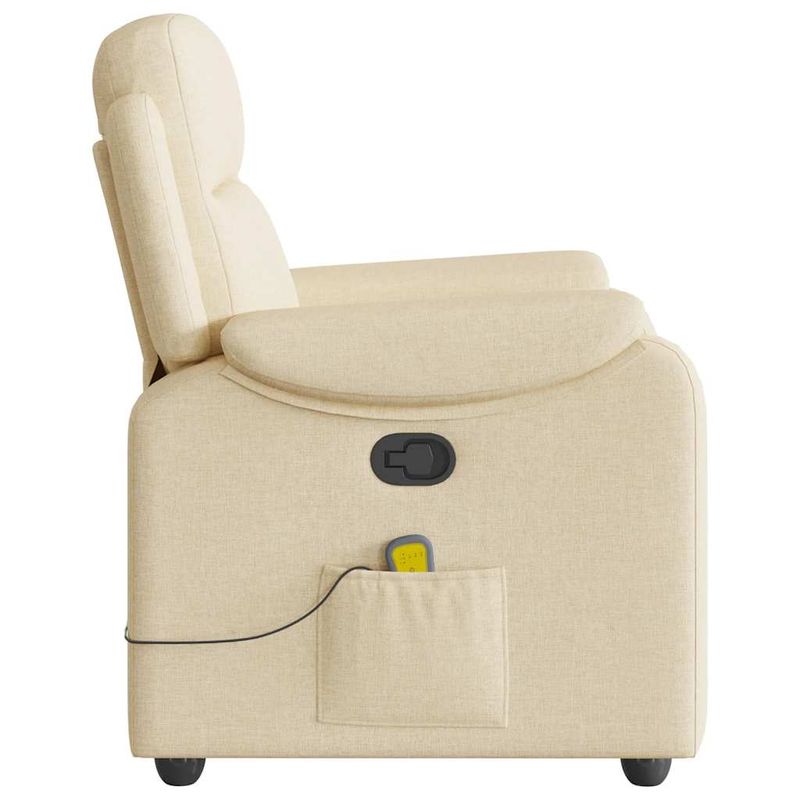 Ingrijire personala si Cosmetice - Sanatate si wellness - Articole wellness - Fotolii de masaj - Fotoliu rabatabil de masaj, crem, material textil - Infinity.ro