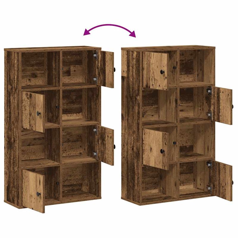 Casa si Gradina - Mobilier - Biblioteci si rafturi - Biblioteci - Biblioteca, lemn vechi, 60x24x101,5 cm, lemn prelucrat - Infinity.ro