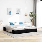 Casa si Gradina - Mobilier - Paturi si accesorii - Paturi - Cadru de pat otoman fara saltea Negru 180x200 cm Material - Infinity.ro