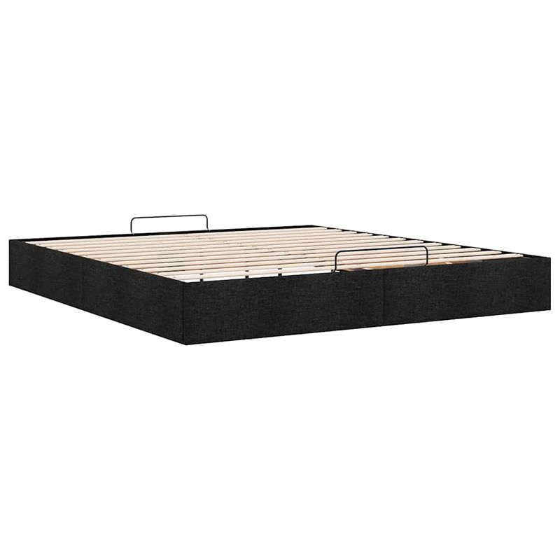 Casa si Gradina - Mobilier - Paturi si accesorii - Paturi - Cadru de pat otoman fara saltea Negru 180x200 cm Material - Infinity.ro
