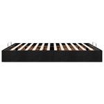 Casa si Gradina - Mobilier - Paturi si accesorii - Paturi - Cadru de pat otoman fara saltea Negru 180x200 cm Material - Infinity.ro