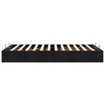 Casa si Gradina - Mobilier - Paturi si accesorii - Paturi - Cadru de pat otoman fara saltea Negru 120x200 cm tesatura - Infinity.ro