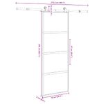 Casa si Gradina - Constructii - Usi interior, exterior si garaj - Usi garaj - Usa glisanta cu set de feronerie sticla temperata si aluminiu - Infinity.ro