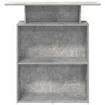 Casa si Gradina - Mobilier - Mese si birouri - Birouri - Birou de receptie Gri beton 100x40x104 cm Lemn prelucrat - Infinity.ro