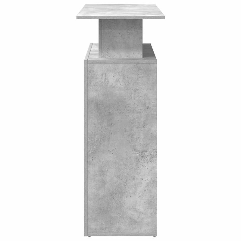 Casa si Gradina - Mobilier - Mese si birouri - Birouri - Birou de receptie Gri beton 100x40x104 cm Lemn prelucrat - Infinity.ro