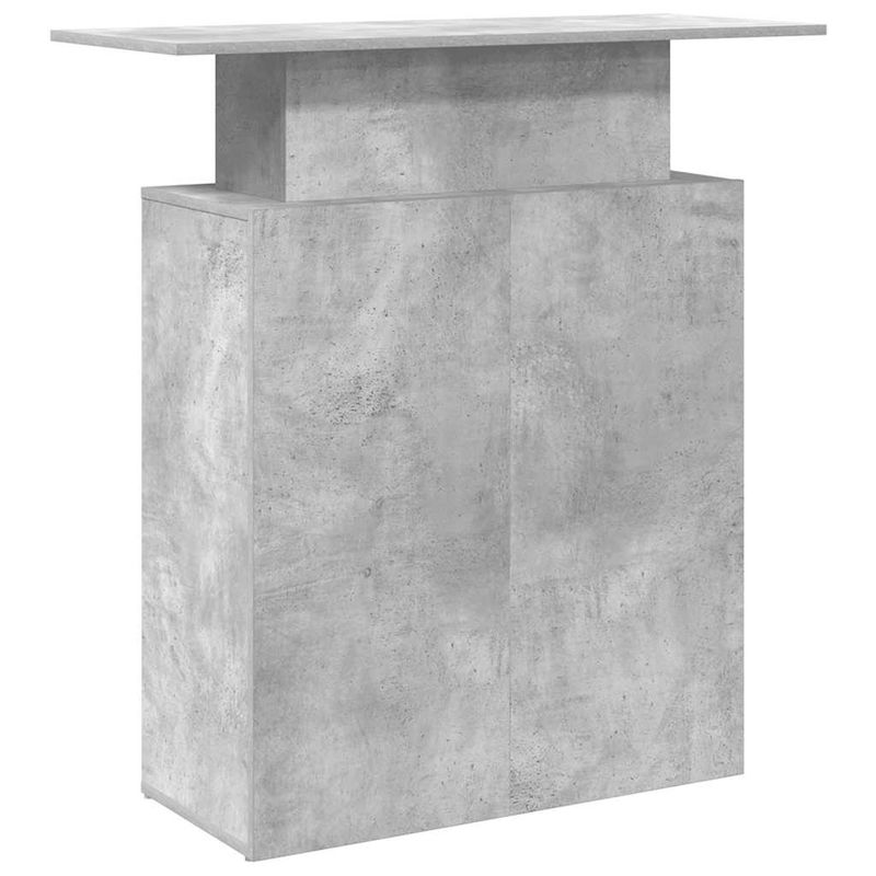 Casa si Gradina - Mobilier - Mese si birouri - Birouri - Birou de receptie Gri beton 100x40x104 cm Lemn prelucrat - Infinity.ro
