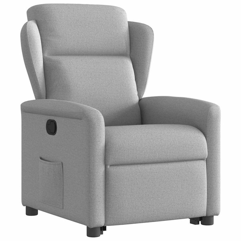 Casa si Gradina - Mobilier - Scaune si fotolii - Fotolii - Fotoliu inclinabil vertical din tesatura gri nor - Infinity.ro