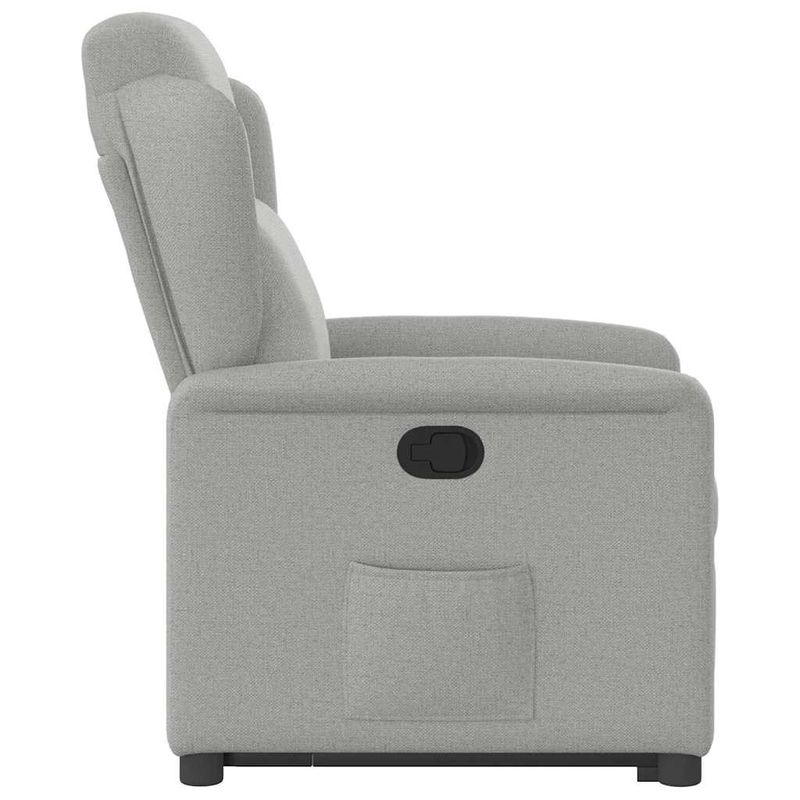 Casa si Gradina - Mobilier - Scaune si fotolii - Fotolii - Fotoliu inclinabil vertical din tesatura gri nor - Infinity.ro