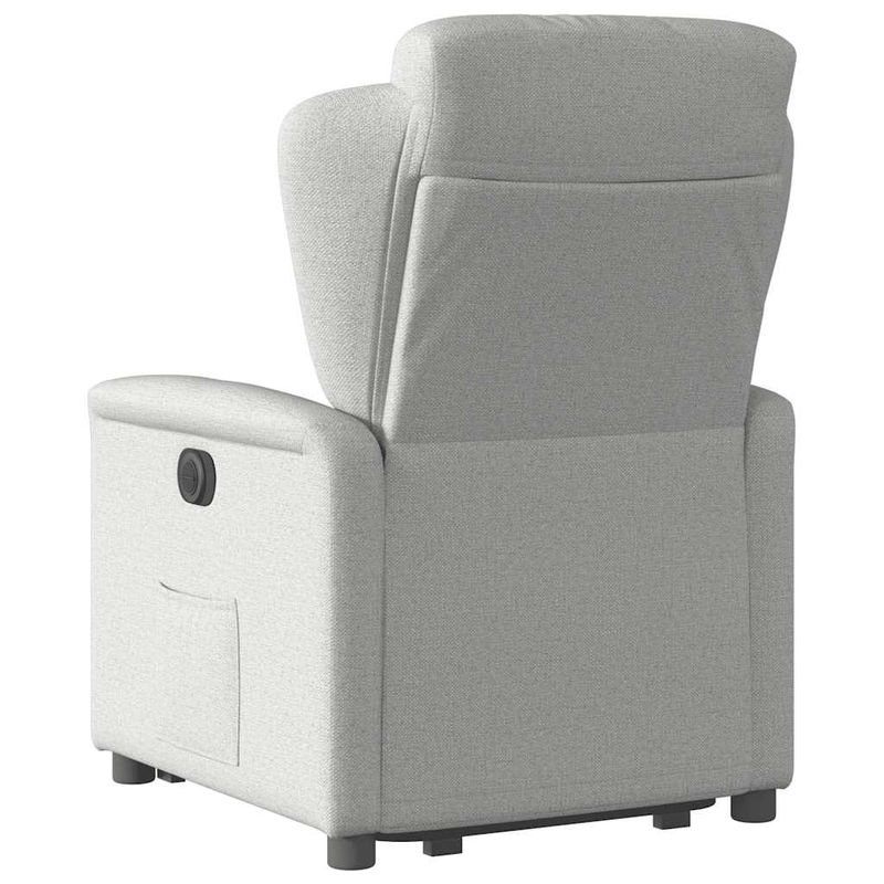 Casa si Gradina - Mobilier - Scaune si fotolii - Fotolii - Fotoliu inclinabil vertical din tesatura gri nor - Infinity.ro