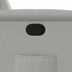 Casa si Gradina - Mobilier - Scaune si fotolii - Fotolii - Fotoliu inclinabil vertical din tesatura gri nor - Infinity.ro