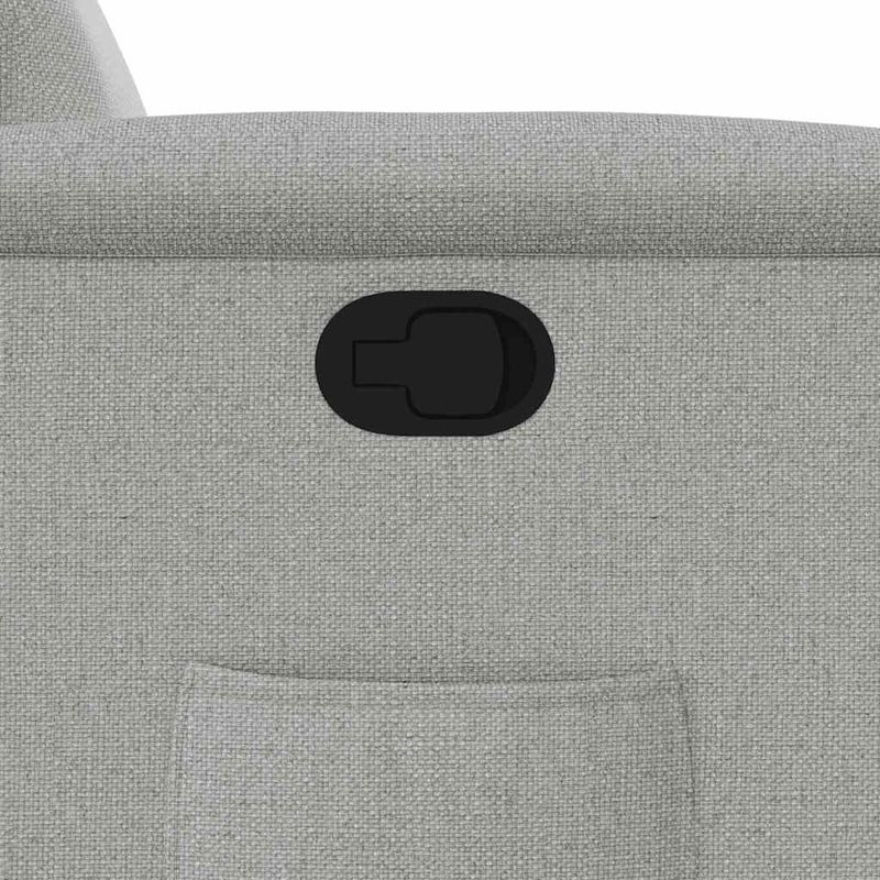 Casa si Gradina - Mobilier - Scaune si fotolii - Fotolii - Fotoliu inclinabil vertical din tesatura gri nor - Infinity.ro