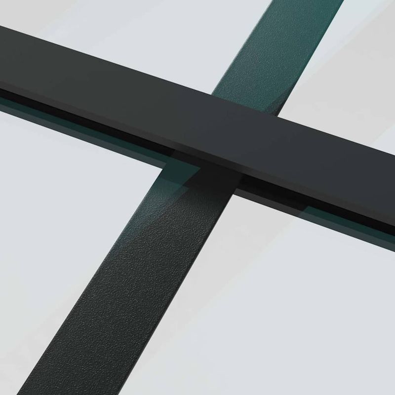 Casa si Gradina - Constructii - Usi interior, exterior si garaj - Usi garaj - Usa glisanta cu set feronerie, 76x205 cm, sticla ESG/aluminiu - Infinity.ro