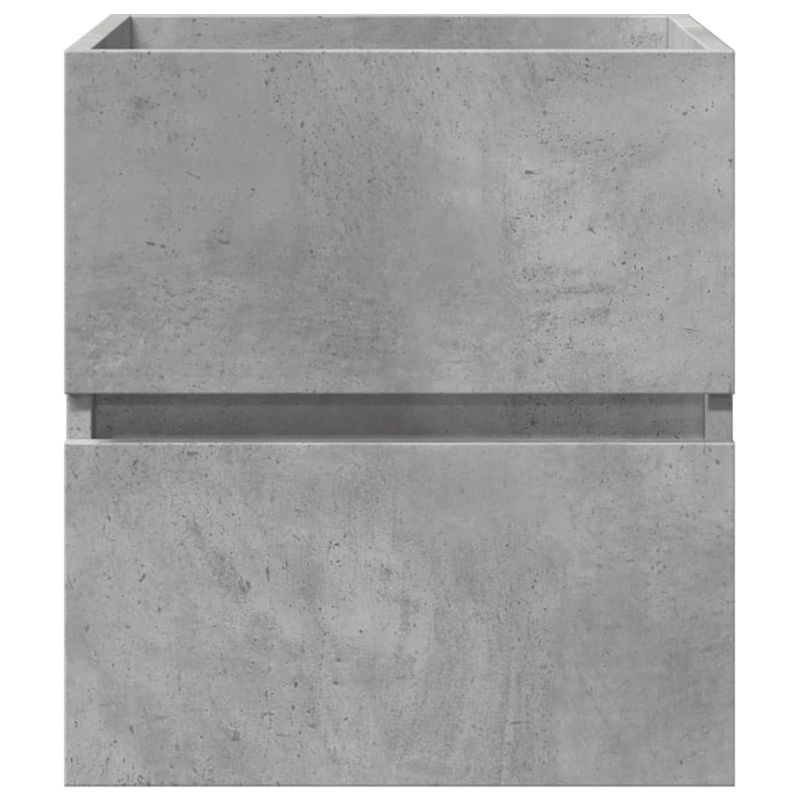 Casa si Gradina - Mobilier - Mobilier baie - Comode baie - Dulap pentru chiuveta, gri beton, 41x38,5x45 cm, PAL - Infinity.ro