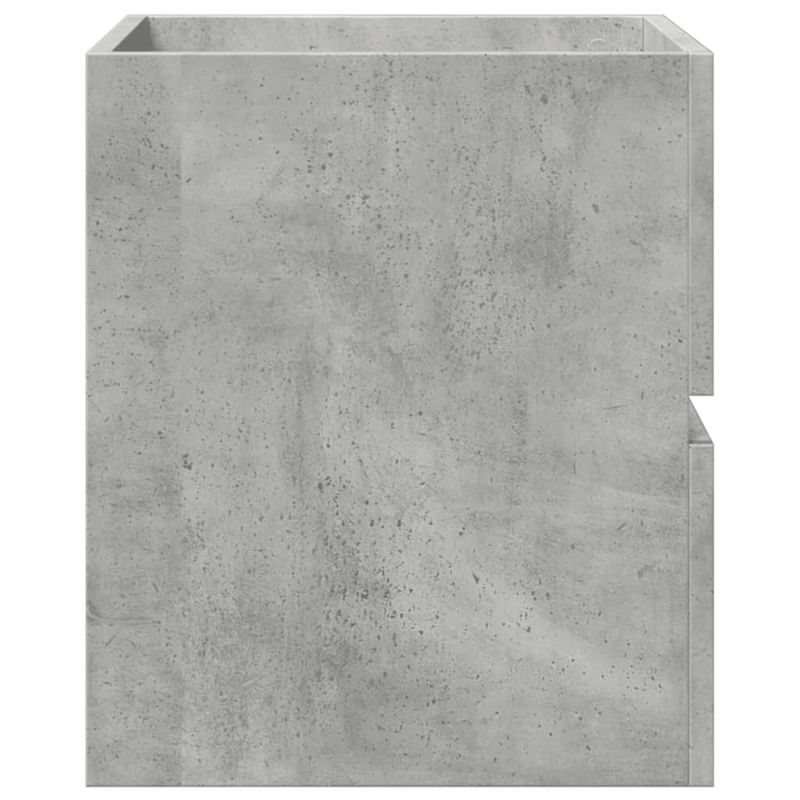Casa si Gradina - Mobilier - Mobilier baie - Comode baie - Dulap pentru chiuveta, gri beton, 41x38,5x45 cm, PAL - Infinity.ro