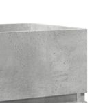 Casa si Gradina - Mobilier - Mobilier baie - Comode baie - Dulap pentru chiuveta, gri beton, 41x38,5x45 cm, PAL - Infinity.ro