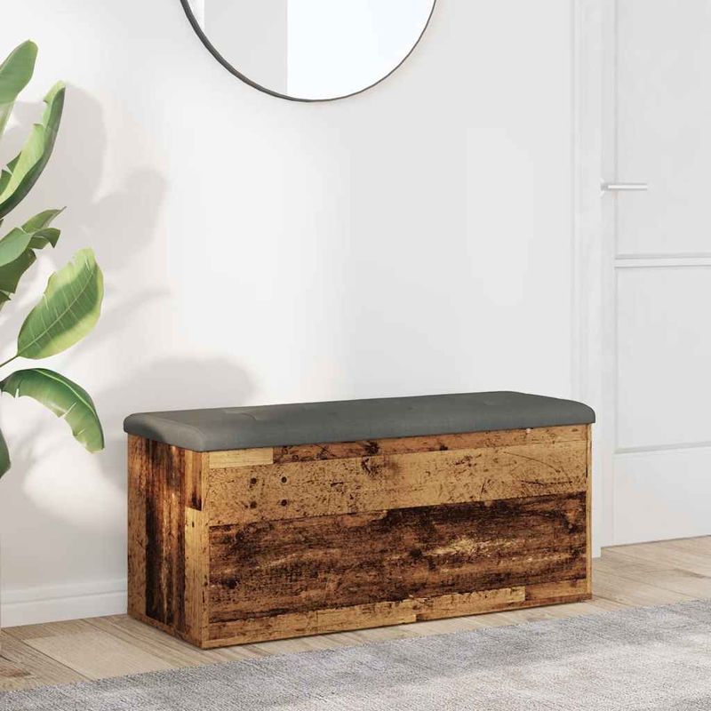 Casa si Gradina - Mobilier - Canapele si coltare - Banchete - Banca de depozitare,lemn vechi, 102x42x45 cm, lemn prelucrat - Infinity.ro