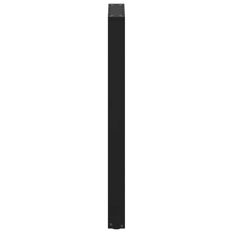 Casa si Gradina - Mobilier - Feronerie si accesorii mobila - Picioare pentru masuta de cafea in forma de U 2 buc Negru Otel - Infinity.ro