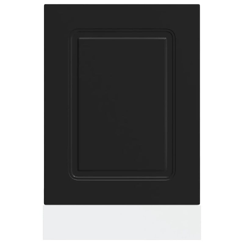 Electronice si Electrocasnice - Masini de spalat vase - Accesorii masini de spalat vase - Panou pentru masina spalat vase „Kalmar” negru lemn prelucrat - Infinity.ro