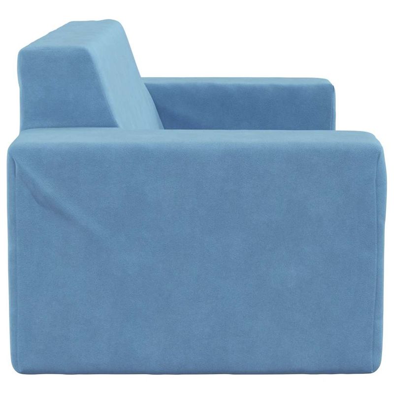 Casa si Gradina - Mobilier - Mobilier copii - Mobilier camera copiilor - Canapea pentru copii cu 2 locuri, albastru, plus moale - Infinity.ro