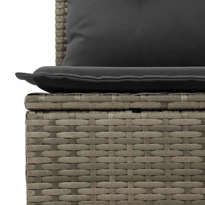 Casa si Gradina - Gradina si terasa - Mobilier exterior - Seturi mobila gradina - Set canapele de gradina, 7 piese, cu perne, gri, poliratan - Infinity.ro