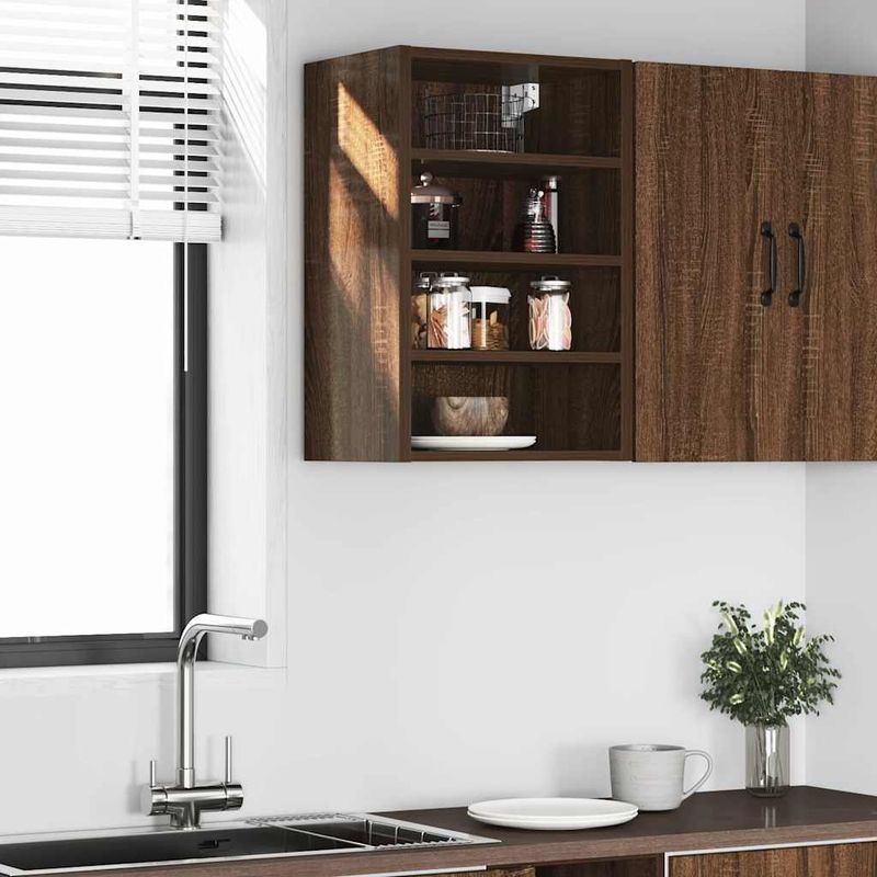 Casa si Gradina - Mobilier - Comode si corpuri - Corpuri bucatarie - Dulap suspendat, stejar maro, 40x29,5x60 cm, lemn prelucrat - Infinity.ro