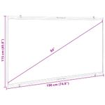 TV, Audio-Video si Foto - Videoproiectoare si accesorii - Ecrane proiectie - Ecran de proiectie suspendat pe perete 84 inch 16:9 - Infinity.ro