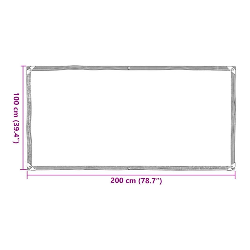 Casa si Gradina - Gradina si terasa - Umbrele si pavilioane - Pavilioane - Prelata transparenta cu ochiuri 1x2 m polietilena - Infinity.ro