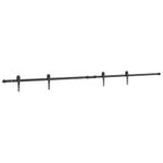 Casa si Gradina/Constructii/Scule de mana si unelte/Accesorii scule de mana - Set usi glisante pentru dulap 213 cm otel carbon - Infinity.ro