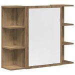 Casa si Gradina - Mobilier - Seturi de mobilier - Seturi baie - Set mobilier de baie, 4 piese, stejar artizanal, lemn prelucrat - Infinity.ro