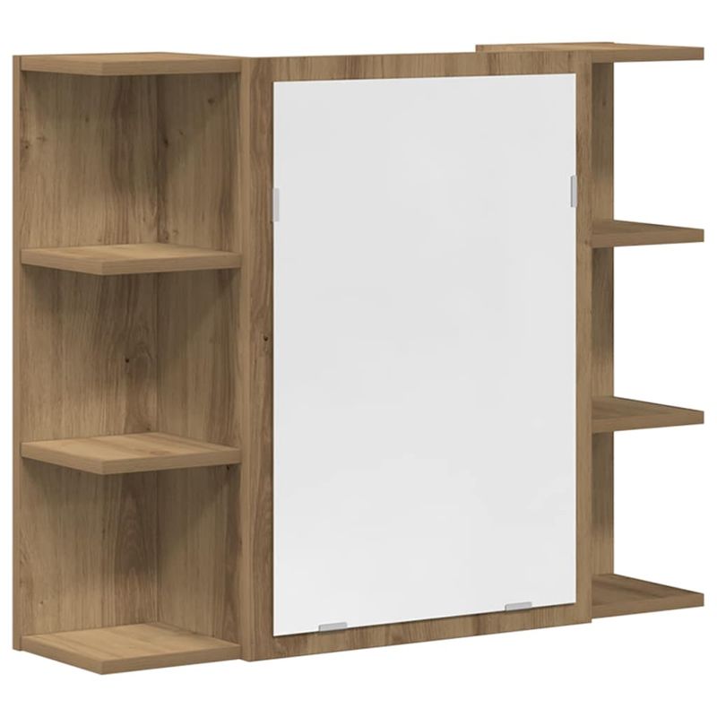 Casa si Gradina - Mobilier - Seturi de mobilier - Seturi baie - Set mobilier de baie, 4 piese, stejar artizanal, lemn prelucrat - Infinity.ro