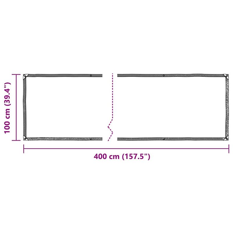 Casa si Gradina - Gradina si terasa - Umbrele si pavilioane - Pavilioane - Prelata transparenta cu ochiuri 1x4 m PVC - Infinity.ro
