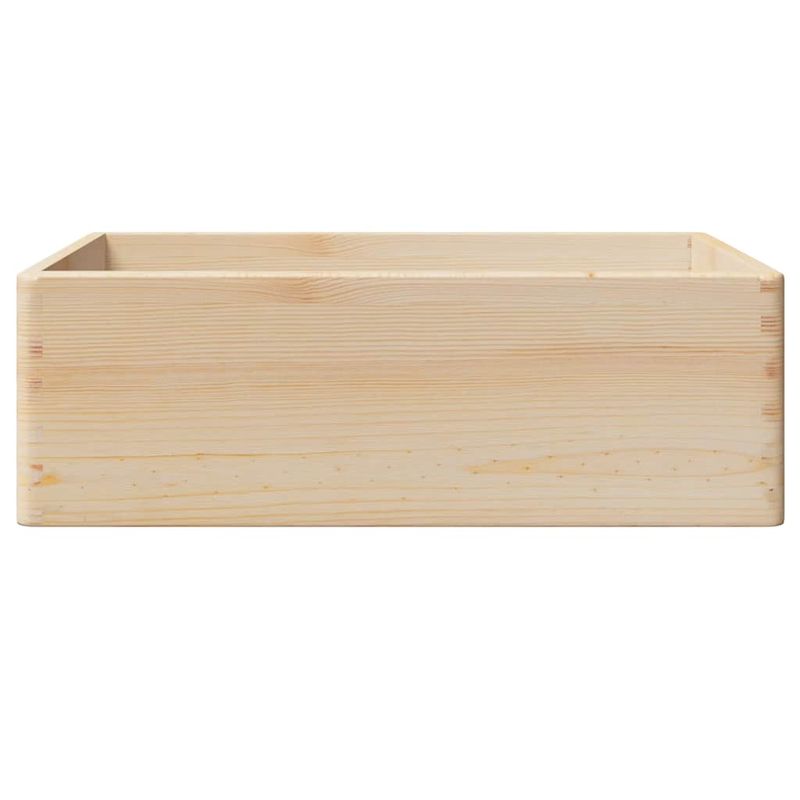 Casa si Gradina - Mobilier - Organizare si depozitare - Cutii depozitare - Cutie din lemn cu manere 40x30x13 cm din lemn masiv de pin - Infinity.ro