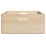 Casa si Gradina - Mobilier - Organizare si depozitare - Cutii depozitare - Cutie din lemn cu manere 40x30x13 cm din lemn masiv de pin - Infinity.ro