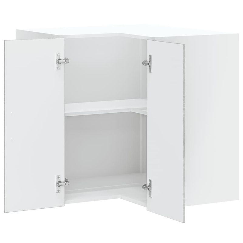 Casa si Gradina - Mobilier - Comode si corpuri - Corpuri bucatarie - Dulap de colt de bucatarie „Lucca” gri Sonoma Lemn prelucrat - Infinity.ro