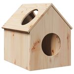 Petshop - Accesorii petshop - Jucarii animale - Ansambluri de joaca - Casa pentru pisici 41x50x50 cm din lemn masiv de pin - Infinity.ro