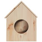 Petshop - Accesorii petshop - Jucarii animale - Ansambluri de joaca - Casa pentru pisici 41x50x50 cm din lemn masiv de pin - Infinity.ro