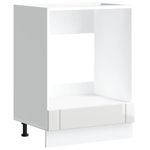 Casa si Gradina - Mobilier - Comode si corpuri - Corpuri bucatarie - Dulap pentru cuptor „Lucca” din lemn prelucrat alb lucios - Infinity.ro