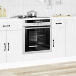 Casa si Gradina - Mobilier - Comode si corpuri - Corpuri bucatarie - Dulap pentru cuptor „Lucca” din lemn prelucrat alb lucios - Infinity.ro