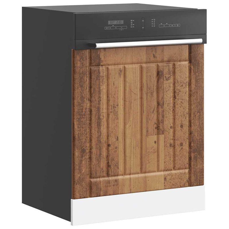 Electronice si Electrocasnice - Masini de spalat vase - Accesorii masini de spalat vase - Panou pentru masina de spalat vase „Lucca” Lemn vechi, lemn, mărime 60x1.5x67 cm - Infinity.ro