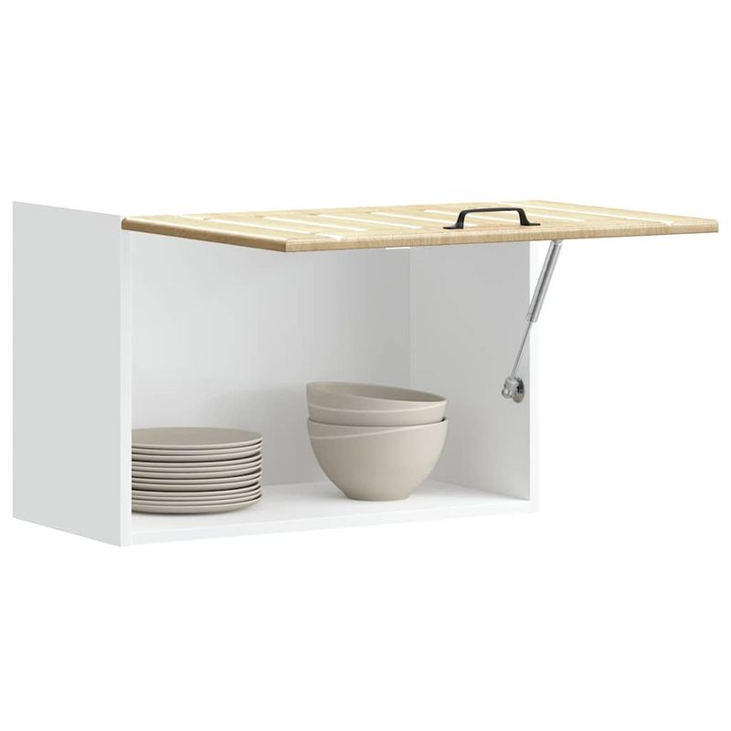 Casa si Gradina - Mobilier - Comode si corpuri - Corpuri bucatarie - Dulap de bucatarie „Lucca” lemn prelucrat stejar sonoma, model 1x dulap de perete (1 ușă rabatabilă), mărime 60x31x40 cm - Infinity.ro