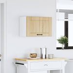 Casa si Gradina - Mobilier - Comode si corpuri - Corpuri bucatarie - Dulap de bucatarie „Lucca” lemn prelucrat stejar sonoma, model 1x dulap de perete (1 ușă rabatabilă), mărime 60x31x40 cm - Infinity.ro