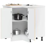 Casa si Gradina - Mobilier - Comode si corpuri - Corpuri bucatarie - Dulap de baza pe colt de bucatarie „Lucca” stejar Sonoma lemn - Infinity.ro