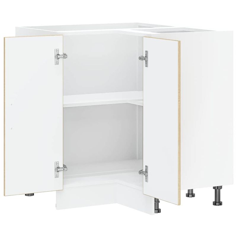 Casa si Gradina - Mobilier - Comode si corpuri - Corpuri bucatarie - Dulap de baza pe colt de bucatarie „Lucca” stejar Sonoma lemn - Infinity.ro