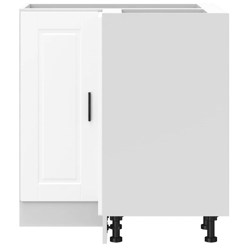 Casa si Gradina - Mobilier - Comode si corpuri - Corpuri bucatarie - Dulap de baza pe colt de bucatarie „Porto”, alb, lemn prelucrat - Infinity.ro
