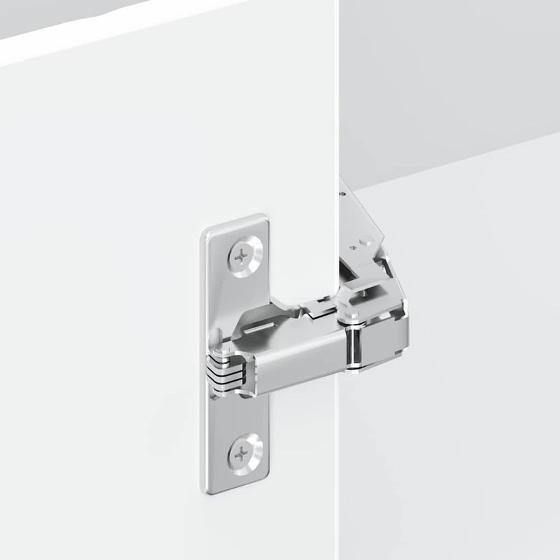 Casa si Gradina - Mobilier - Comode si corpuri - Corpuri bucatarie - Dulap de baza pe colt de bucatarie „Porto”, alb, lemn prelucrat - Infinity.ro