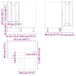 Casa si Gradina - Mobilier - Comode si corpuri - Corpuri bucatarie - Dulap de baza pe colt de bucatarie „Porto”, alb, lemn prelucrat - Infinity.ro