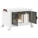 Casa si Gradina - Constructii - Depozitare, transport si protectie - Accesorii echipamente pentru transport si ridicat - Cutie de depozitare stivuita cu roti 28 L 48x29,5x33 cm - Infinity.ro